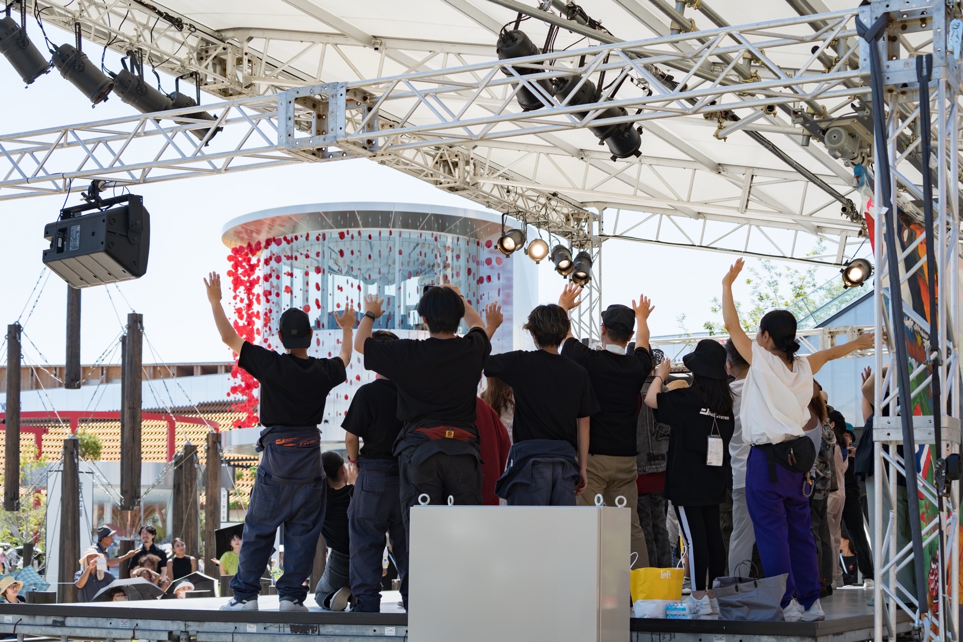 ステージ上から